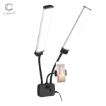 نور شاخ گوزنی 2 شاخه HD-45x 45w Double Arm light westcott - تصویر 4