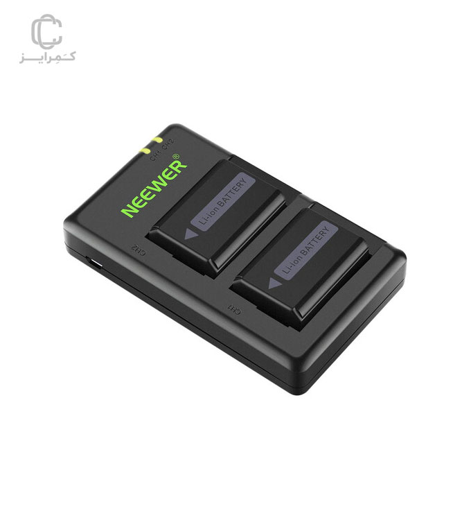 باتری-و-شارژر-دوبل-نیوور-Neewer-Dual-&-Two-NP-FW50-Batteries