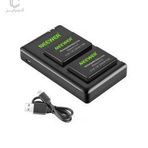 باتری-و-شارژر-دوبل-نیوور-Neewer-LP-E17-Battery-2-Pack-with-Dual-USB-Charger