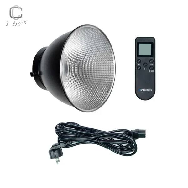 این ویدیو لایت با قدرت نور بالا و کلوین ثابت 5600 مناسب برای فیلم برداری و عکاسی است. پشت دستگاه دارای یک مانیتور جهت نمایش تنظیمات است همچنین یک ریموت کنترل قابلیت تغییر تنظیمات را از راه دور فراهم می کند. این نور استدیویی با قدر 350 وات قابلیت تنظیم نور از 10 تا 100 درصد را دارد.