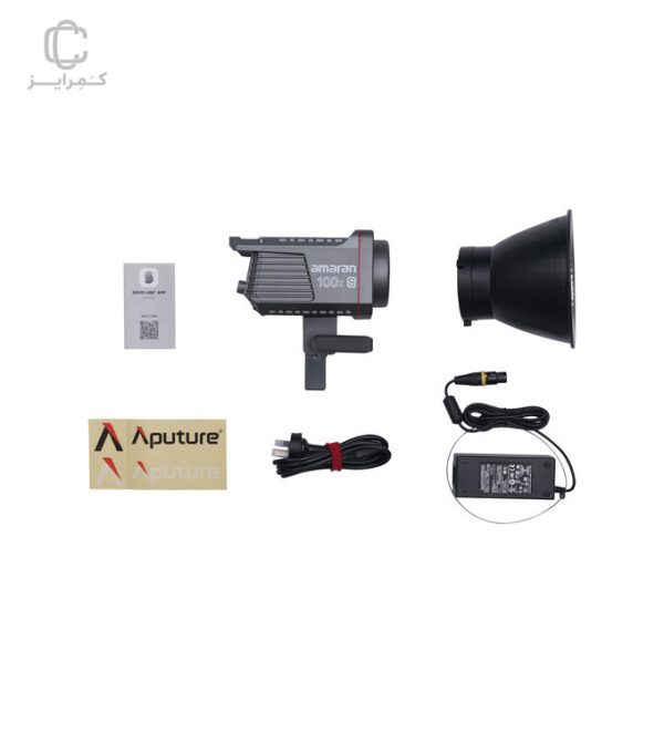 خرید-ویدئو-لایت-اپچر-Amaran-COB-100x-S-Bi-Color-LED-Monolight