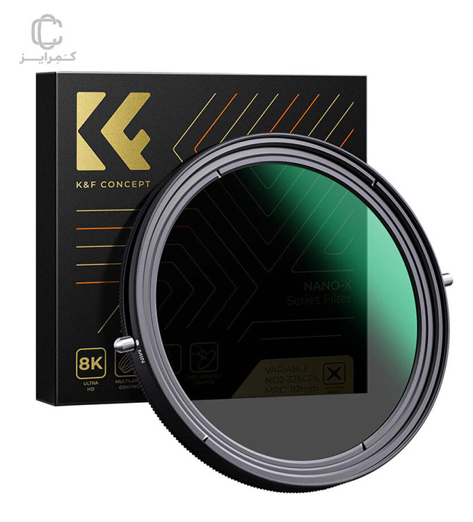 فیلتر-K&F-Concept-Nano-X-Series-Variable-ND-&-CPL-2-in-1