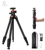 سه-پایه-کی-اند-اف-K&F-CONCEPT-Camera-Tripod-0235A1+BH-40--