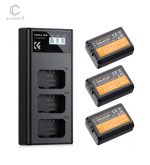 شارژر-باتری-دوربین-سه-تایی-K&F-3th-NP-FW50-Battery-Charger