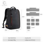 K&F Concept Backpack 18L Nature Wander 05 (Black)