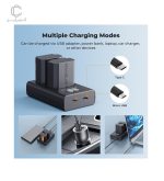 ست باتری و شارژر دوبل K&F 2th NP-FZ100 2600mAh - تصویر 5